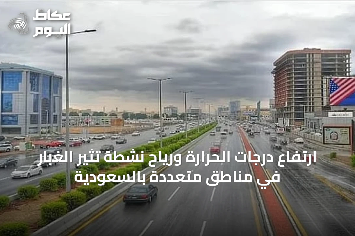 ارتفاع درجات الحرارة ورياح نشطة تثير الغبار في مناطق متعددة بالسعودية