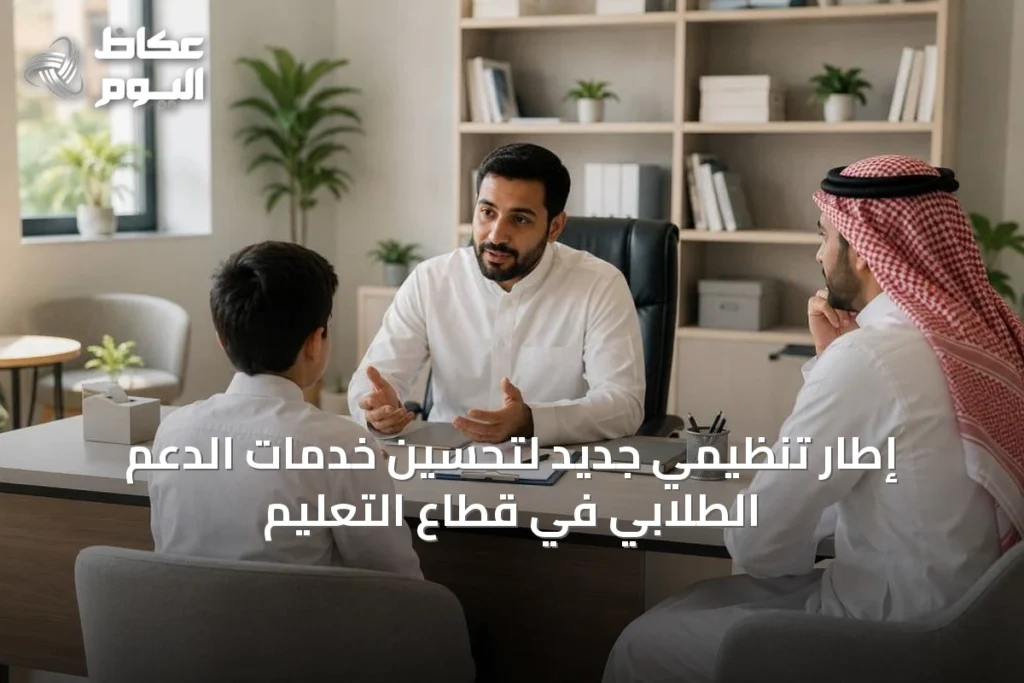 إطار تنظيمي جديد لتحسين خدمات الدعم الطلابي في قطاع التعليم