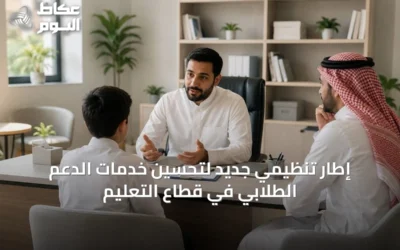إطار تنظيمي جديد لتحسين خدمات الدعم الطلابي في قطاع التعليم