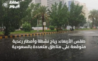 طقس الأربعاء: رياح نشطة وأمطار رعدية متوقعة على مناطق متعددة بالسعودية