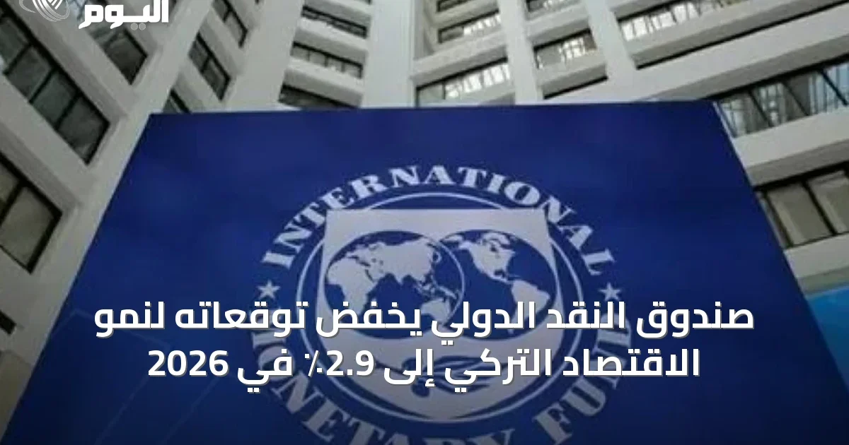صندوق النقد الدولي يخفض توقعاته لنمو الاقتصاد التركي إلى 2.9٪ في 2026