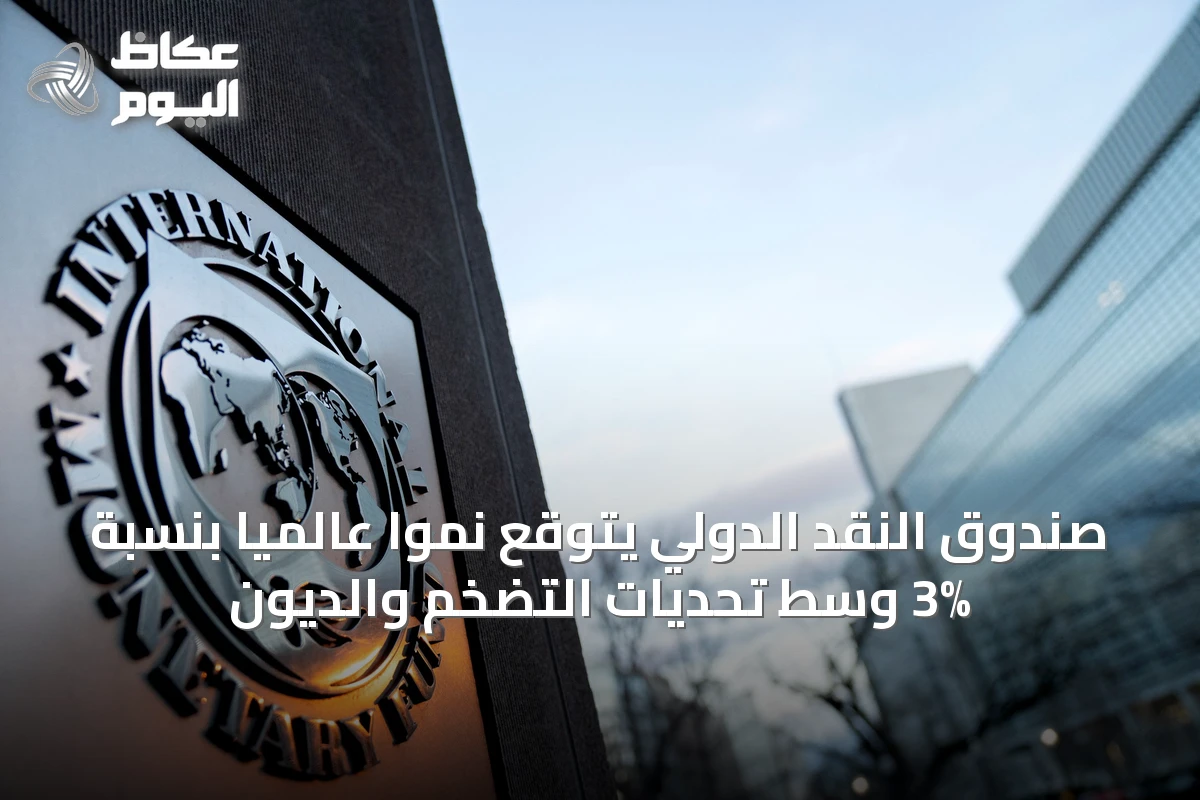 صندوق النقد الدولي يتوقع نموًا عالميًا بنسبة 3% وسط تحديات التضخم والديون