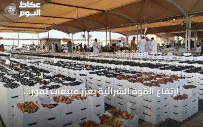 ارتفاع القوة الشرائية يعزز مبيعات تمور المدينة المنورة