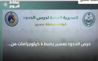 حرس الحدود بعسير يضبط 4 كيلوجرامات من الحشيش المخدر