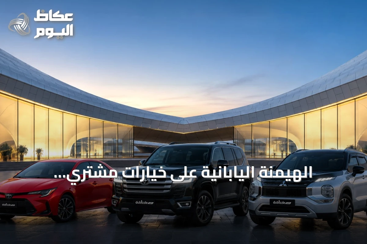 الهيمنة اليابانية على خيارات مشتري السيارات في الإمارات