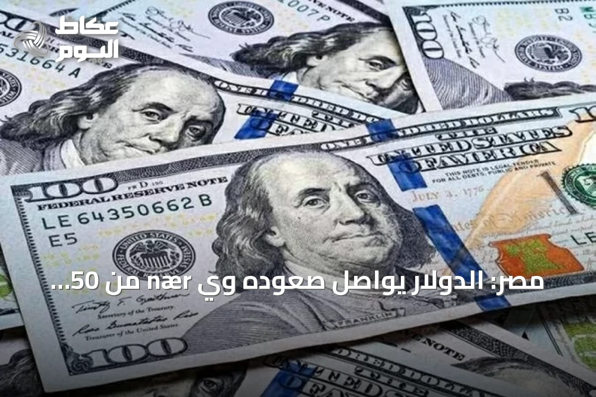 مصر: الدولار يواصل صعوده وي nær من 50 جنيهاً
