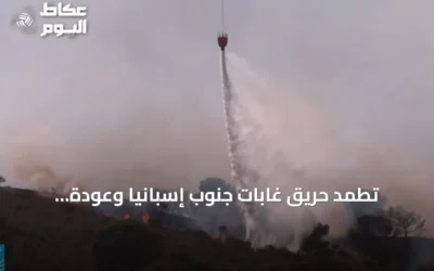 تطَمُّد حريق غابات جنوب إسبانيا وعودة النازحين إلى ديارهم