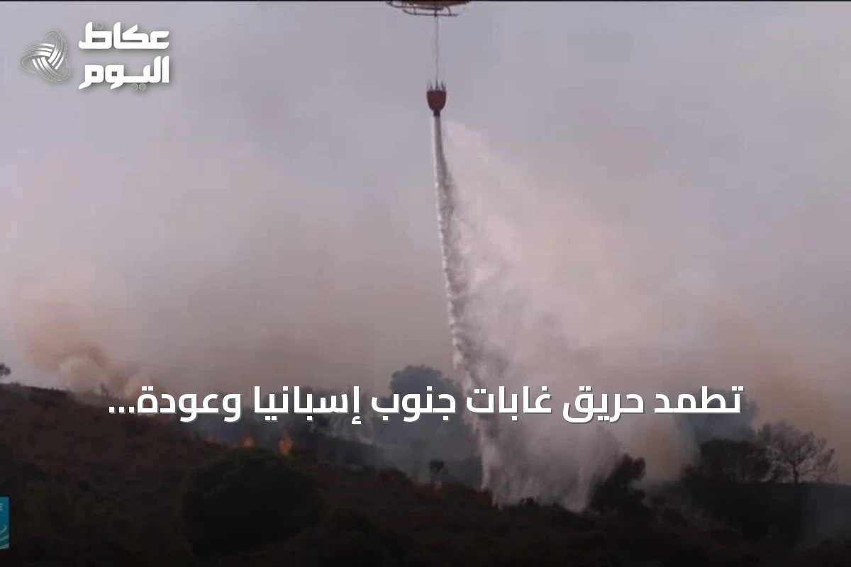 تطَمُّد حريق غابات جنوب إسبانيا وعودة النازحين إلى ديارهم