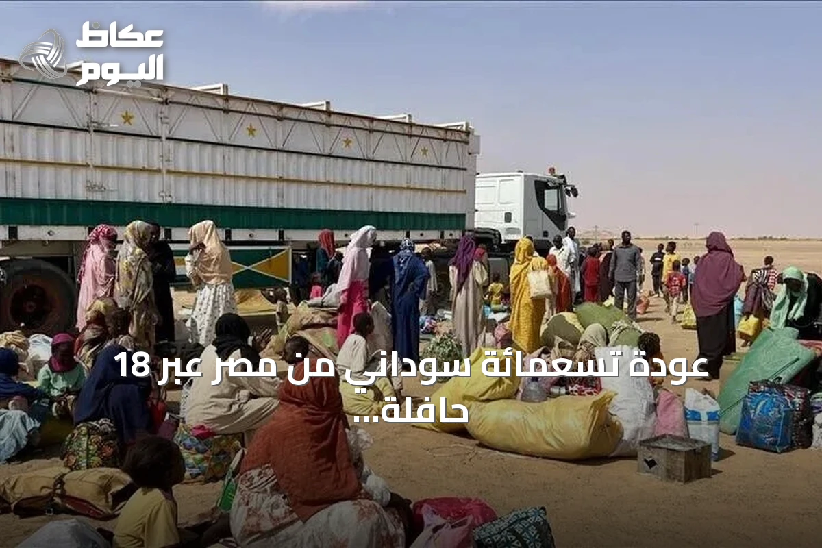 عودة تسعمائة سوداني من مصر عبر 18 حافلة في إطار مبادرة الأمل