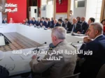 وزير الخارجية التركي يشارك في قمة “تحالف الراغبين” بشأن أوكرانيا