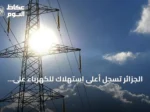 الجزائر تسجل أعلى استهلاك للكهرباء على الإطلاق أثناء موجة حر شديدة