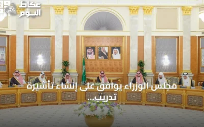 مجلس الوزراء يوافق على إنشاء تأشيرة تدريب للمتدربين القادمين من خارج المملكة