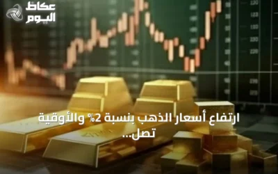 ارتفاع أسعار الذهب بنسبة 2% والأوقية تصل إلى 4,082 دولاراً