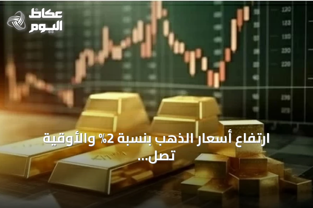 ارتفاع أسعار الذهب بنسبة 2% والأوقية تصل إلى 4,082 دولاراً