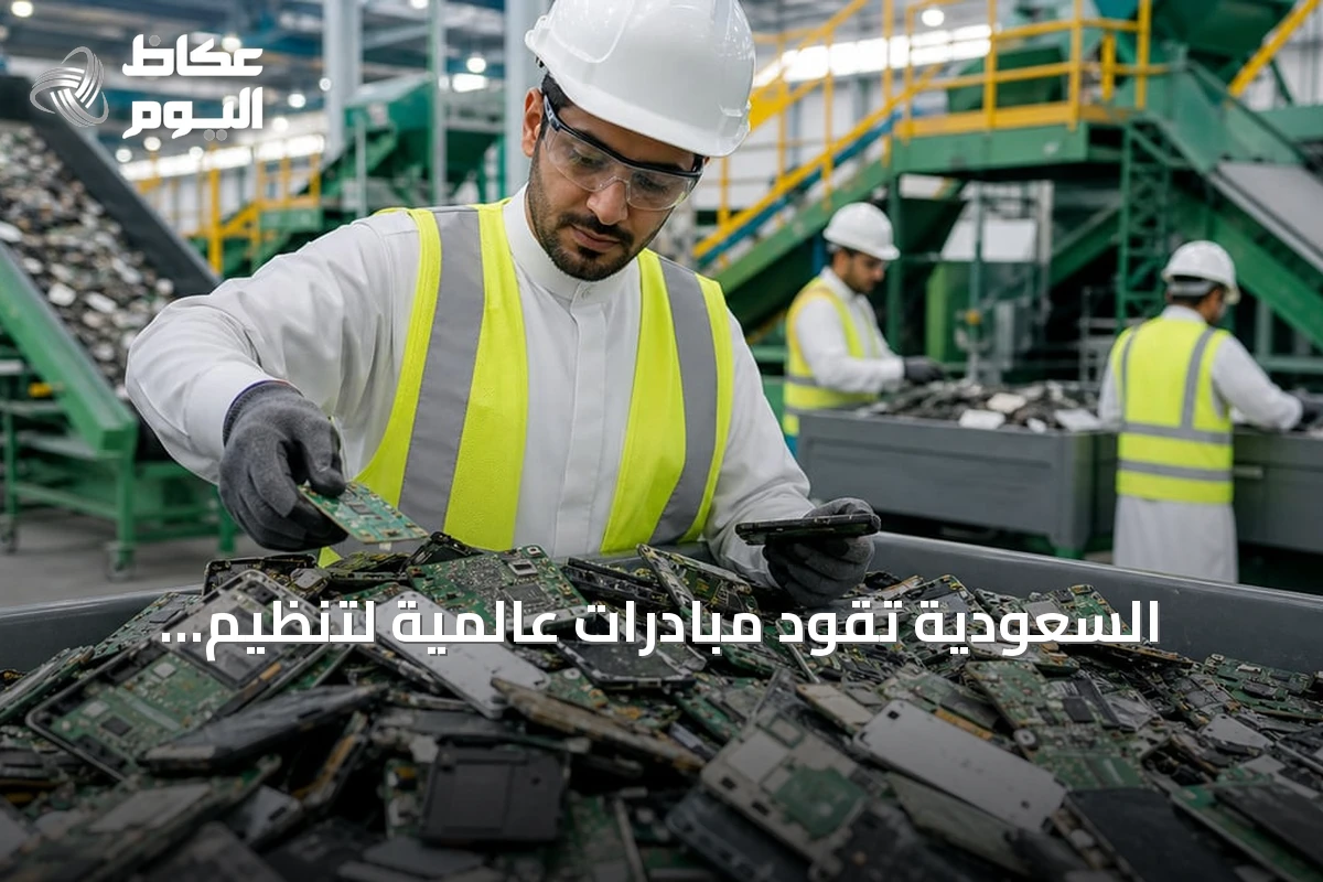 السعودية تقود مبادرات عالمية لتنظيم النفايات الإلكترونية ودعم الاقتصاد الدائري