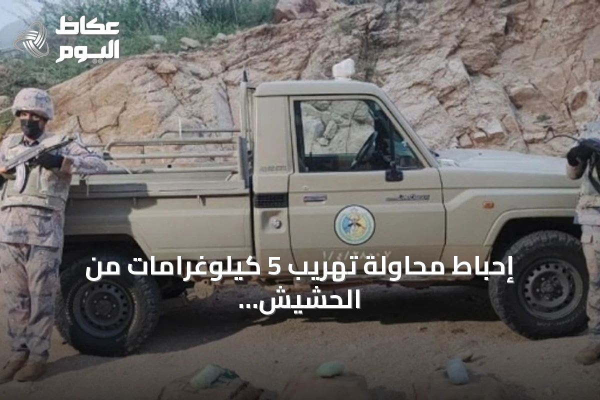 إحباط محاولة تهريب 5 كيلوغرامات من الحشيش في قطاع ضمد بجازان