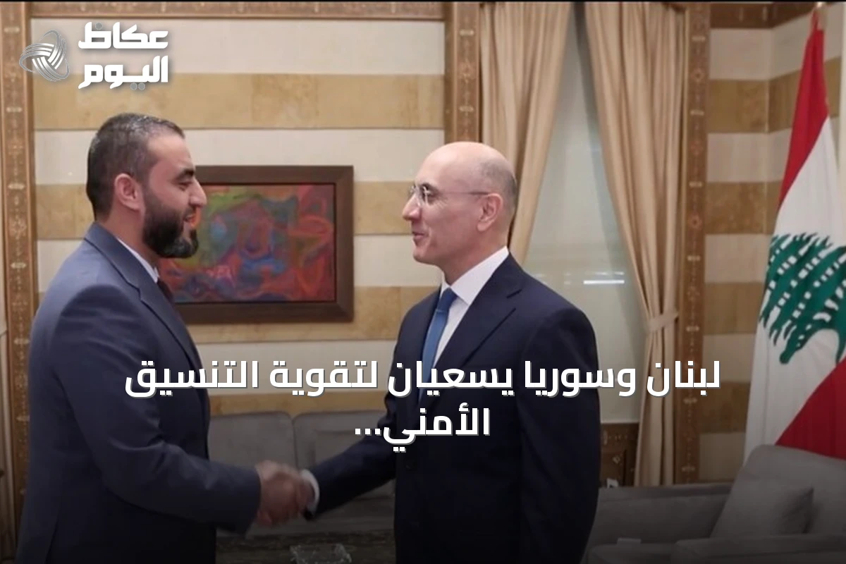 لبنان وسوريا يسعيان لتقوية التنسيق الأمني ومحاربة تهريب المخدرات والسلاح