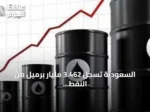 السعودية تسجل 3.462 مليار برميل من النفط الخام في 2025 بارتفاع 5.6%
