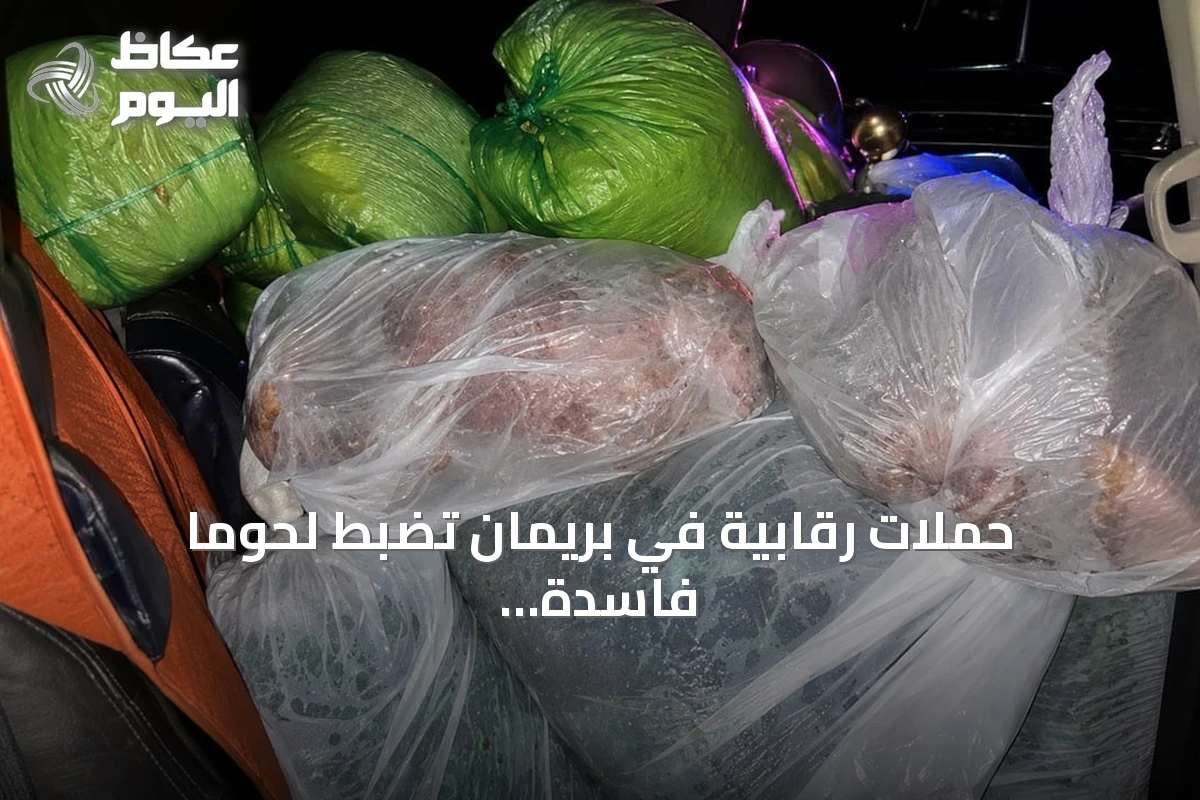 حملات رقابية في بريمان تضبط لحومًا فاسدة وتشدد على مكافحة البيع العشوائي