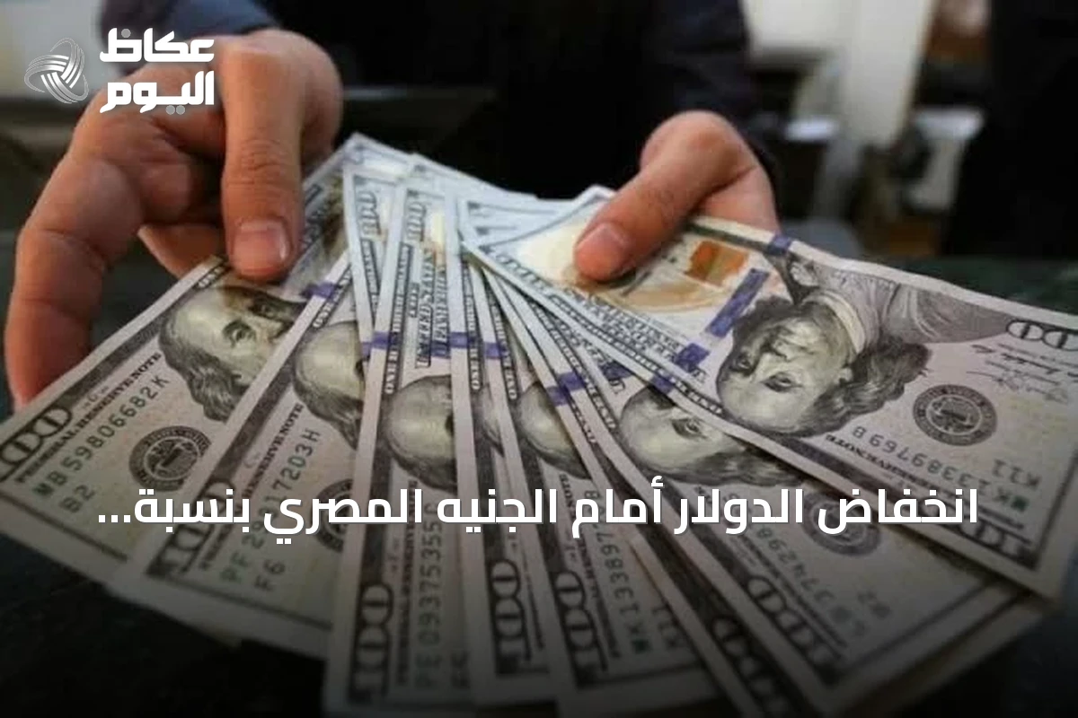 انخفاض الدولار أمام الجنيه المصري بنسبة 2.7% خلال الأسبوع الماضي