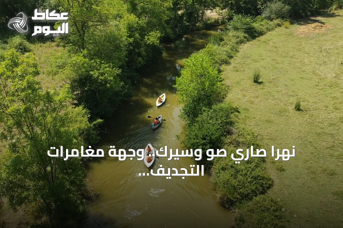 نهرا صاري صو وسيرك.. وجهة مغامرات التجديف في قوجا إيلي التركية