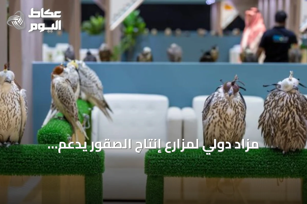 مزاد دولي لمزارع إنتاج الصقور يدعم الاقتصاد المحلي ويوسع فرص الاستثمار