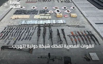 القوات المصرية تفكك شبكة دولية لتهريب السلاح وتضبط أسلحة وذخائر في جنوب البلاد