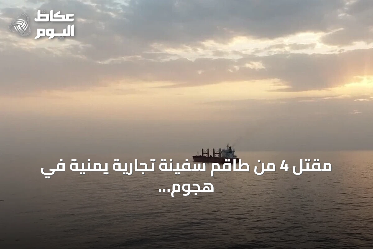 مقتل 4 من طاقم سفينة تجارية يمنية في هجوم حوثي بمضيق باب المندب