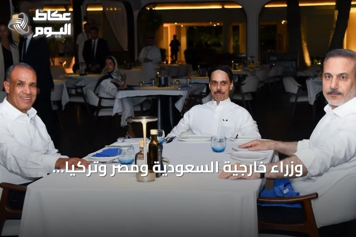 وزراء خارجية السعودية ومصر وتركيا يتباحثون تطورات المنطقة في لقاء بالعلمين المصرية