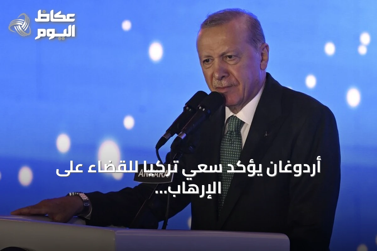 أردوغان يؤكد سعي تركيا للقضاء على الإرهاب وتعزيز الاقتصاد الوطني