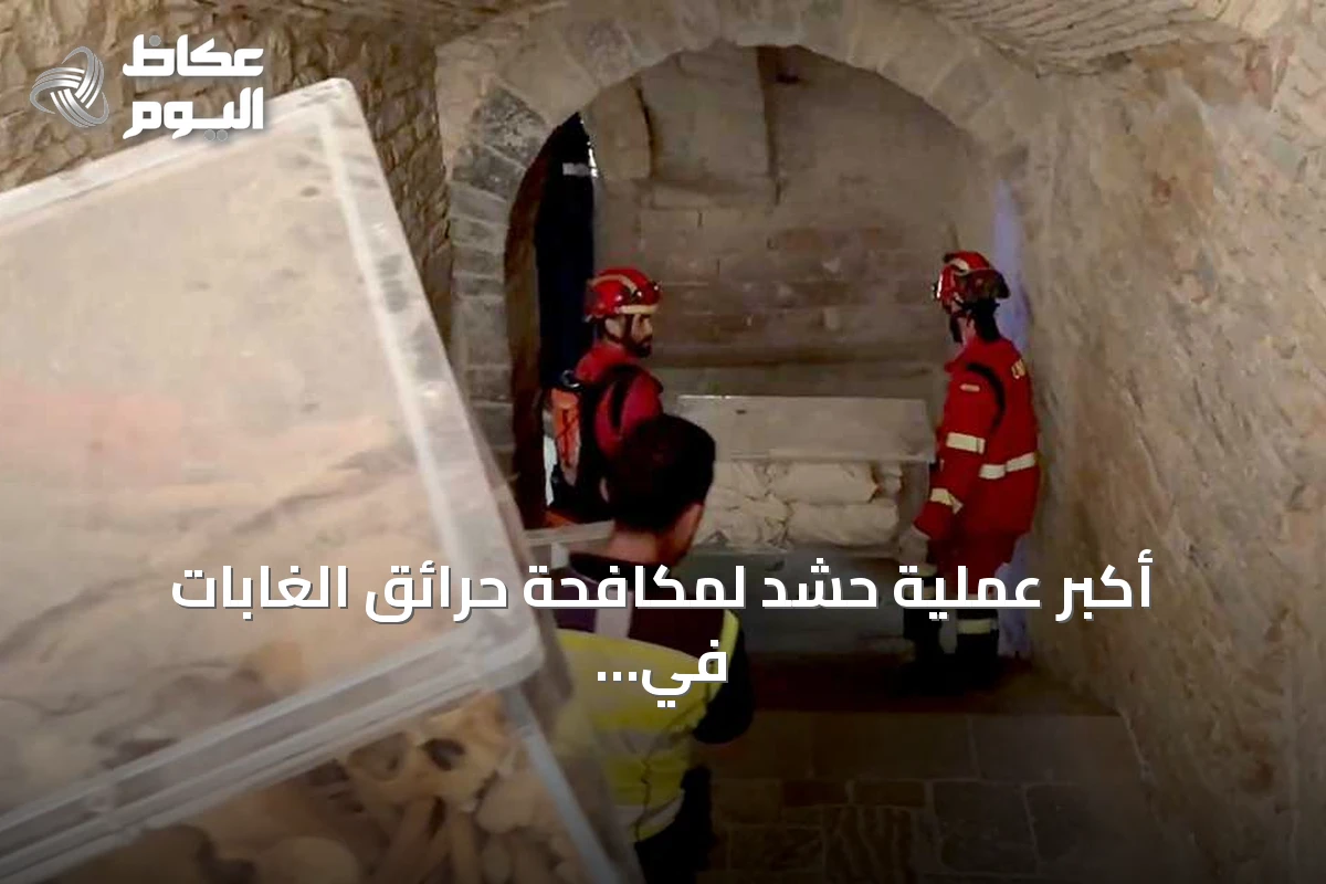 أكبر عملية حشد لمكافحة حرائق الغابات في أراغون لحماية ديرَي سان خوان دي لا بينيا