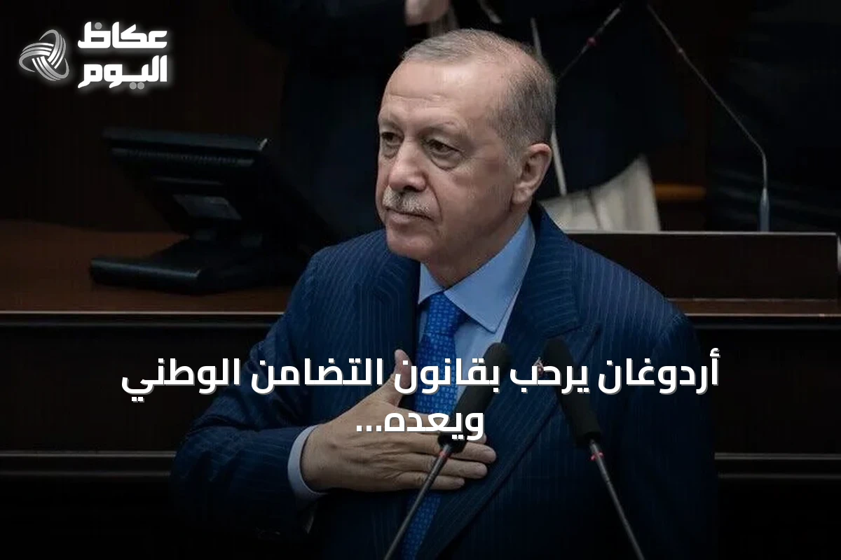 أردوغان يرحب بقانون التضامن الوطني ويعده مفتاحاً لمستقبل تركيا