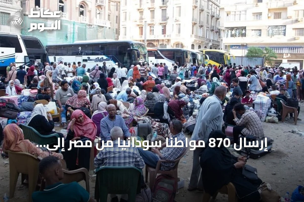 إرسال 870 مواطنًا سودانيًا من مصر إلى الوطن على متن ثلاثين حافلة