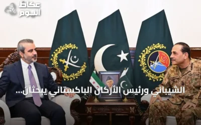 الشيباني ورئيس الأركان الباكستاني يبحثان التعاون الدفاعي والأمني في إسلام أباد
