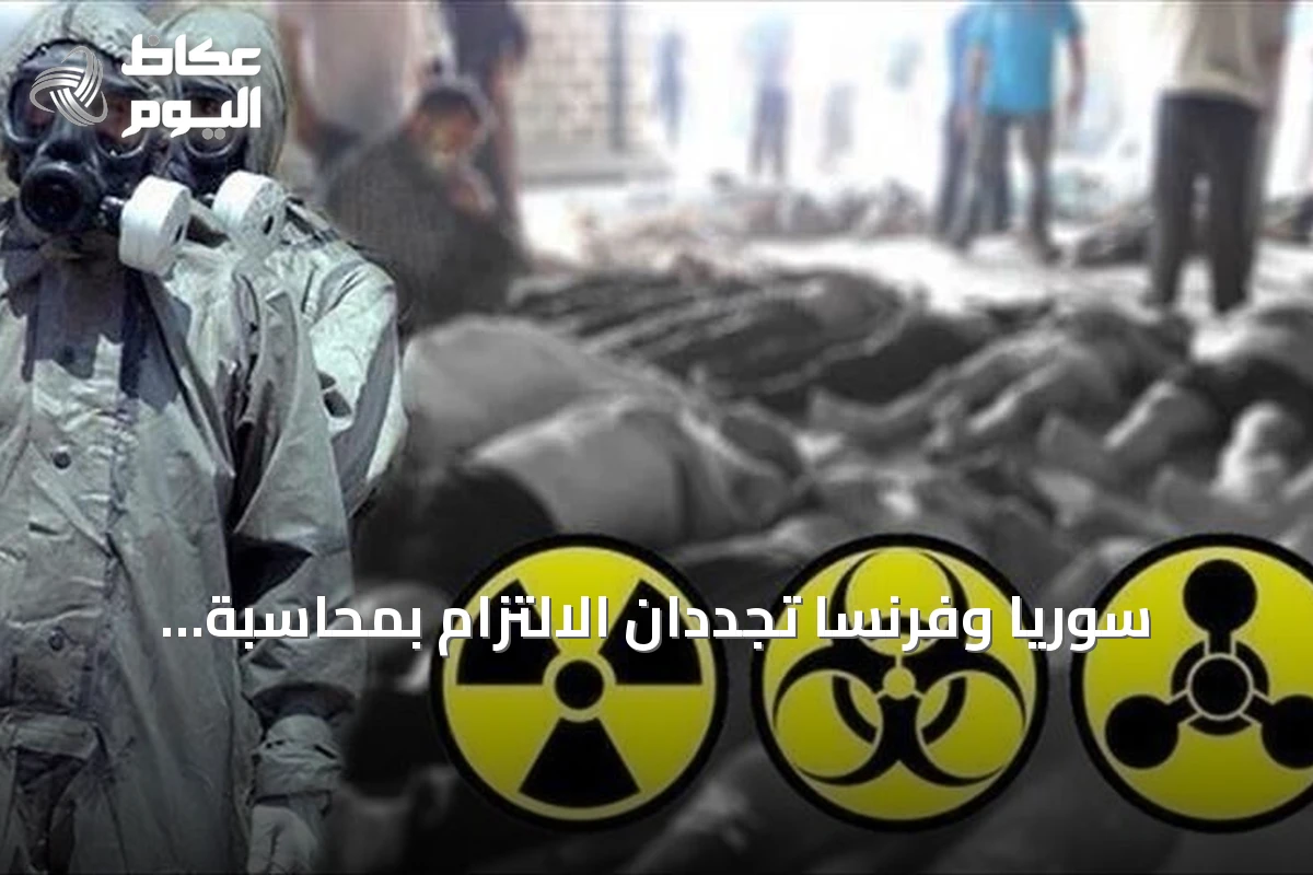 سوريا وفرنسا تجددان الالتزام بمحاسبة مستخدمي الأسلحة الكيميائية وتطلبان انضمام دمشق إلى شراكة دولية