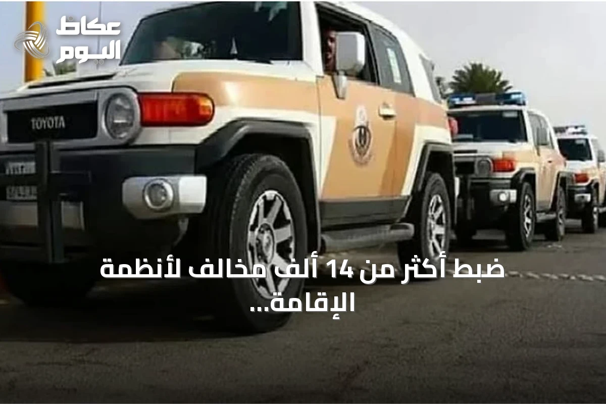 ضبط أكثر من 14 ألف مخالف لأنظمة الإقامة والعمل وأمن الحدود خلال أسبوع