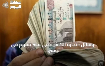 وسائل «تجارة الكاش» في مصر تُسهم في توفير السيولة النقدية مقابل عمولة