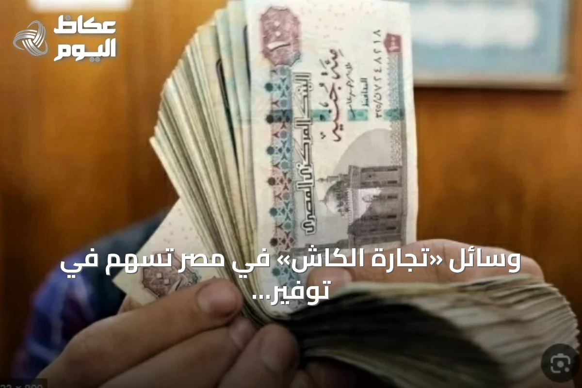 وسائل «تجارة الكاش» في مصر تُسهم في توفير السيولة النقدية مقابل عمولة