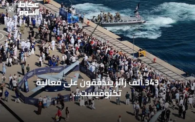 343 ألف زائر يتدفقون على فعالية تكنوفيست الوطن الأزرق في تركيا