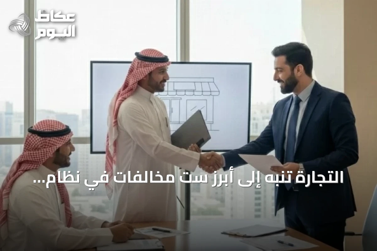 التجارة تنبه إلى أبرز ست مخالفات في نظام الامتياز التجاري