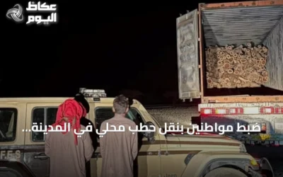 ضبط مواطنين بنقل حطب محلي في المدينة المنورة وتطبيق العقوبات