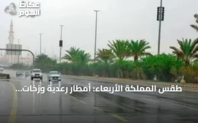 طقس المملكة الأربعاء: أمطار رعدية وزخات برد على جنوب وغرب البلاد