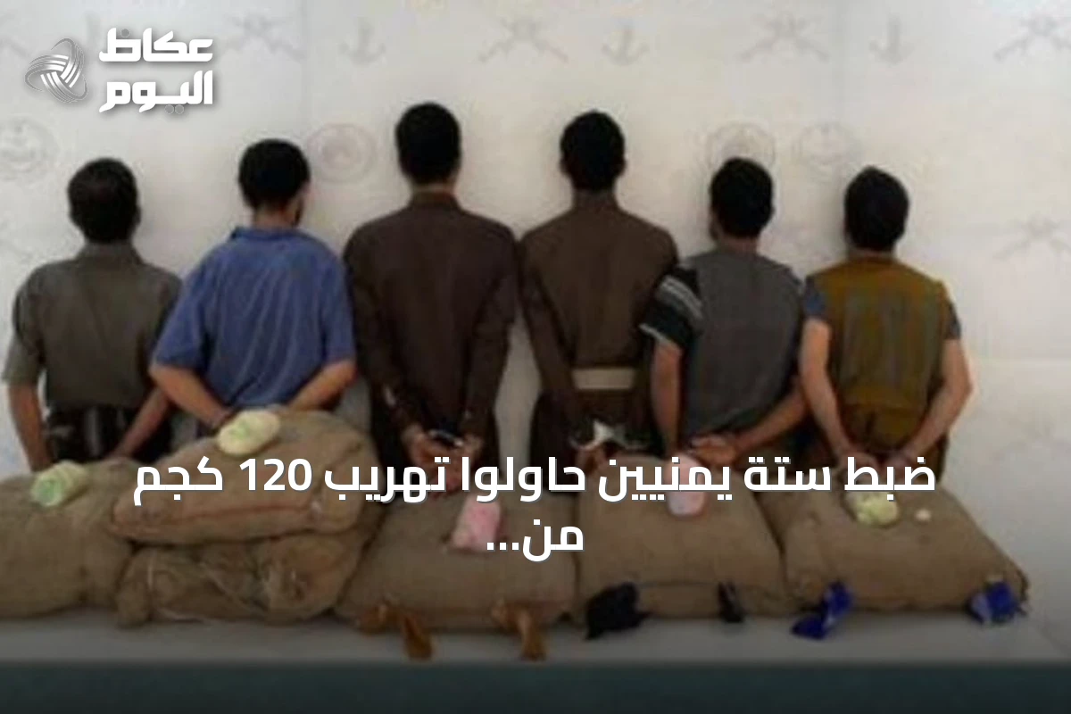 ضبط ستة يمنيين حاولوا تهريب 120 كجم من القات في قطاع الربوعة بعسير