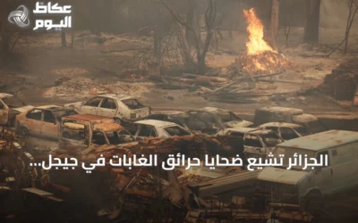 الجزائر تشيع ضحايا حرائق الغابات في جيجل وسط موجة حر وارتفاع ملحوظ في عدد الحرائق
