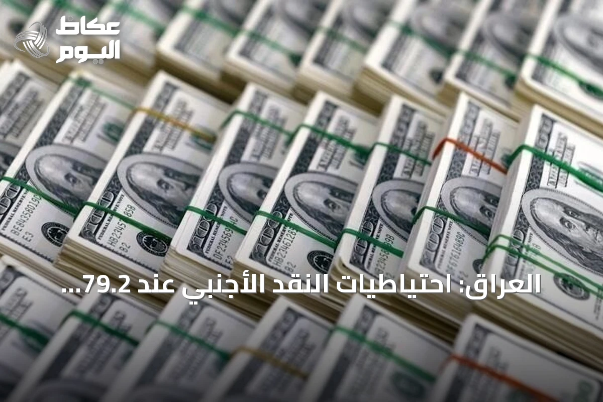 العراق: احتياطيات النقد الأجنبي عند 79.2 مليار دولار وتحذير من تراجعها