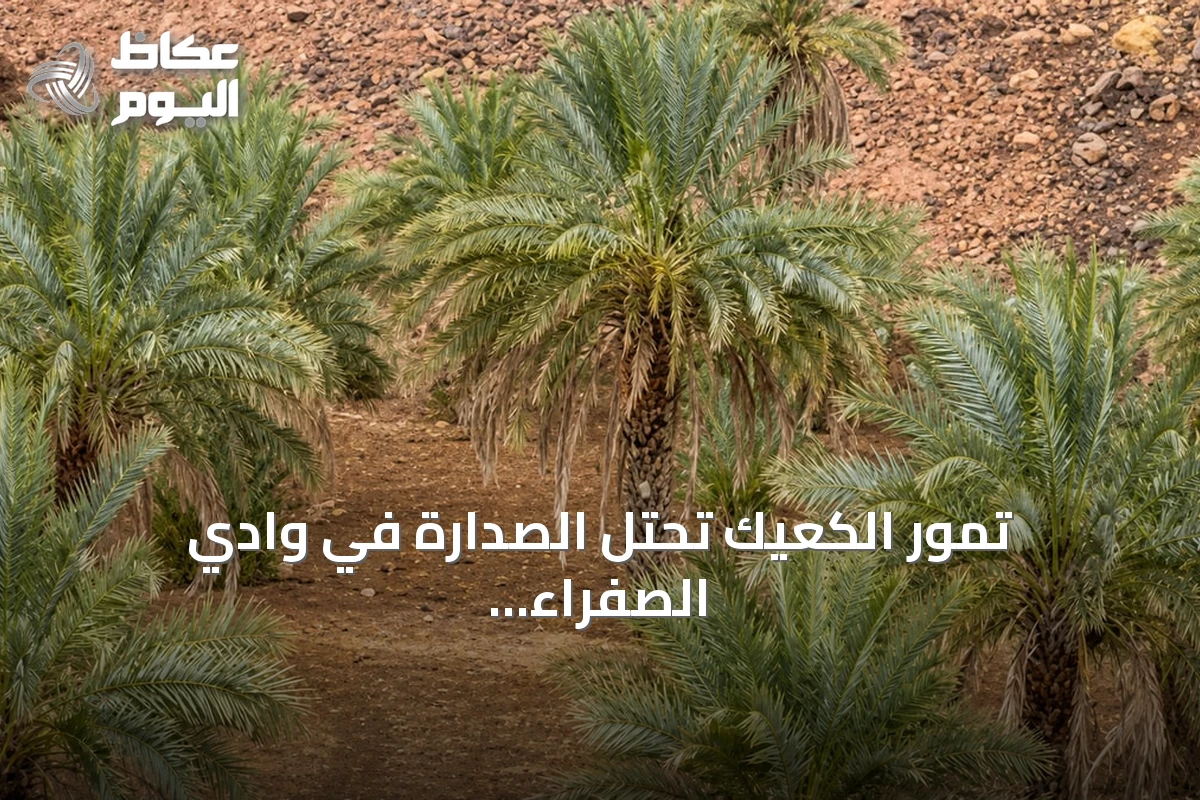 تمور الكعيك تحتل الصدارة في وادي الصفراء بالمدينة المنورة بفضل مياه الأمطار ونضج الصيف