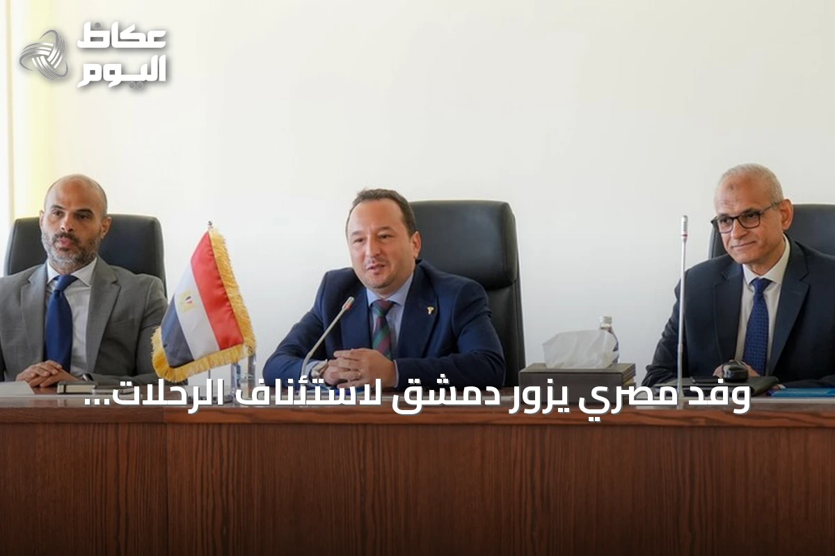 وفد مصري يزور دمشق لاستئناف الرحلات الجوية المباشرة