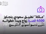 تطبيق «ملكة» السعودي يتجاوز 4500 زواج ويخطط للتوسع في دول الخليج