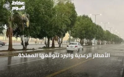الأمطار الرعدية والبرد تتوقعها المملكة الثلاثاء مع رياح نشطة على مناطق متعددة