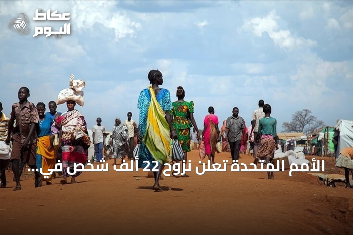 الأمم المتحدة تعلن نزوح 22 ألف شخص في ولاية النيل الأزرق السودانية